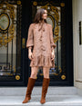 Brit Bow Dress in Leopard