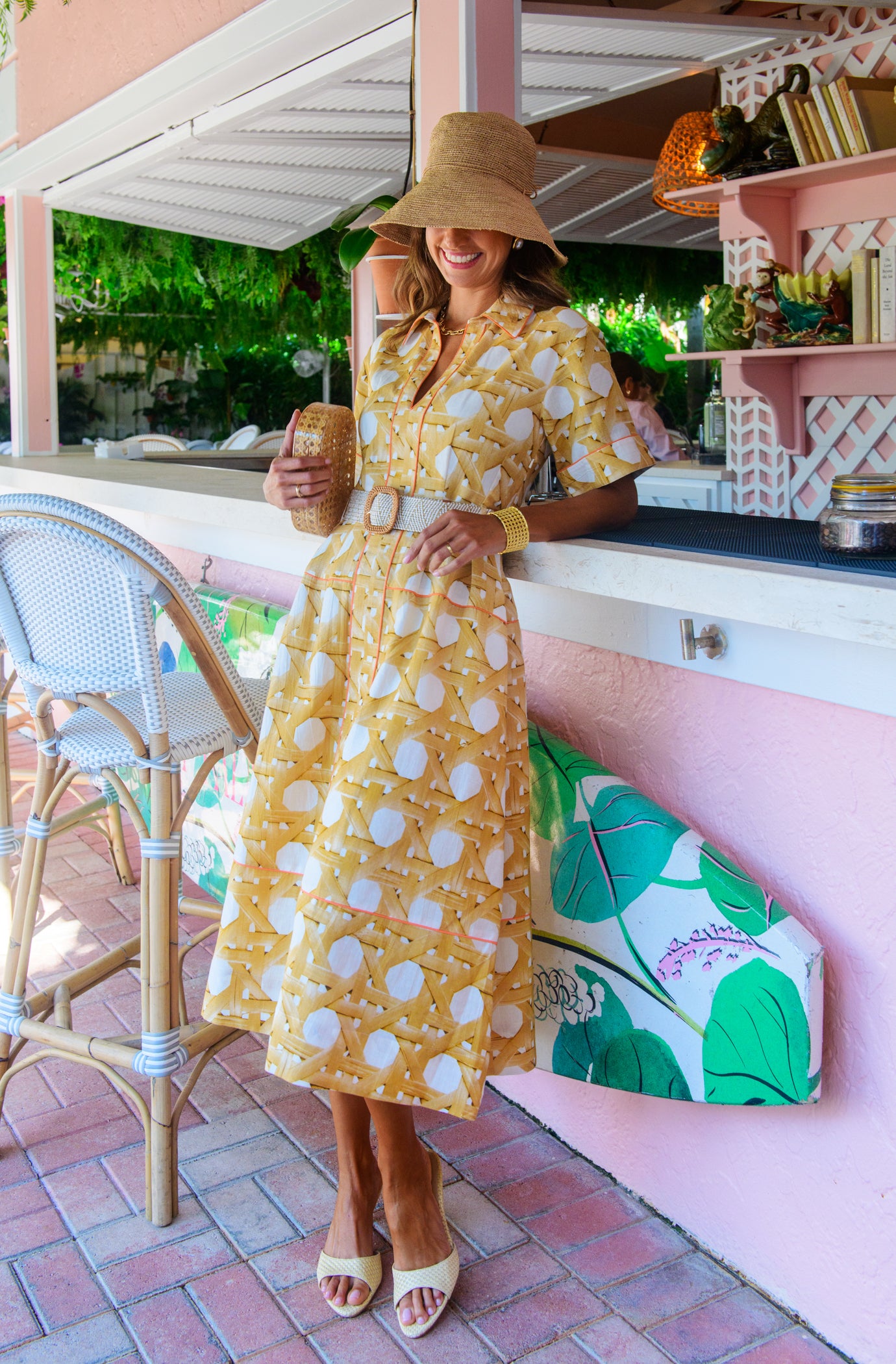 Collins Dress in Wicker – Elizabeth Ackerman Designs, LLC