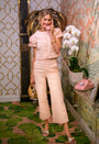 Tilda Pants in Pink Peony