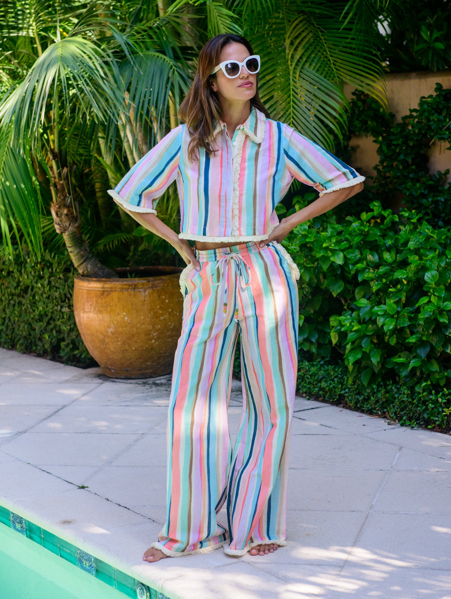Blake Top in Sherbet Stripe