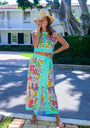 Jackie Top in Vintage Scarf