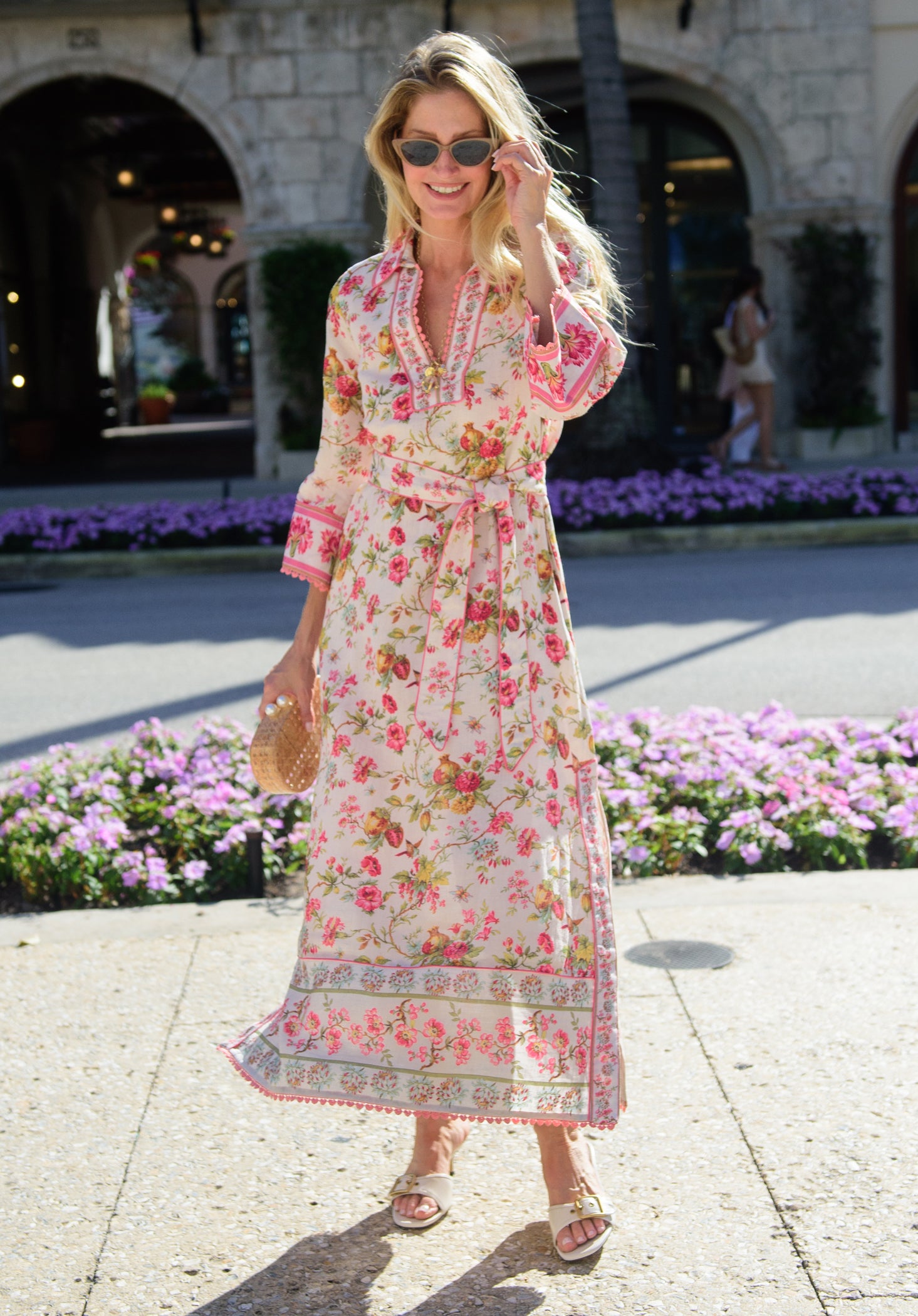 Talia Dress in English Gardens – Elizabeth Ackerman Designs, LLC