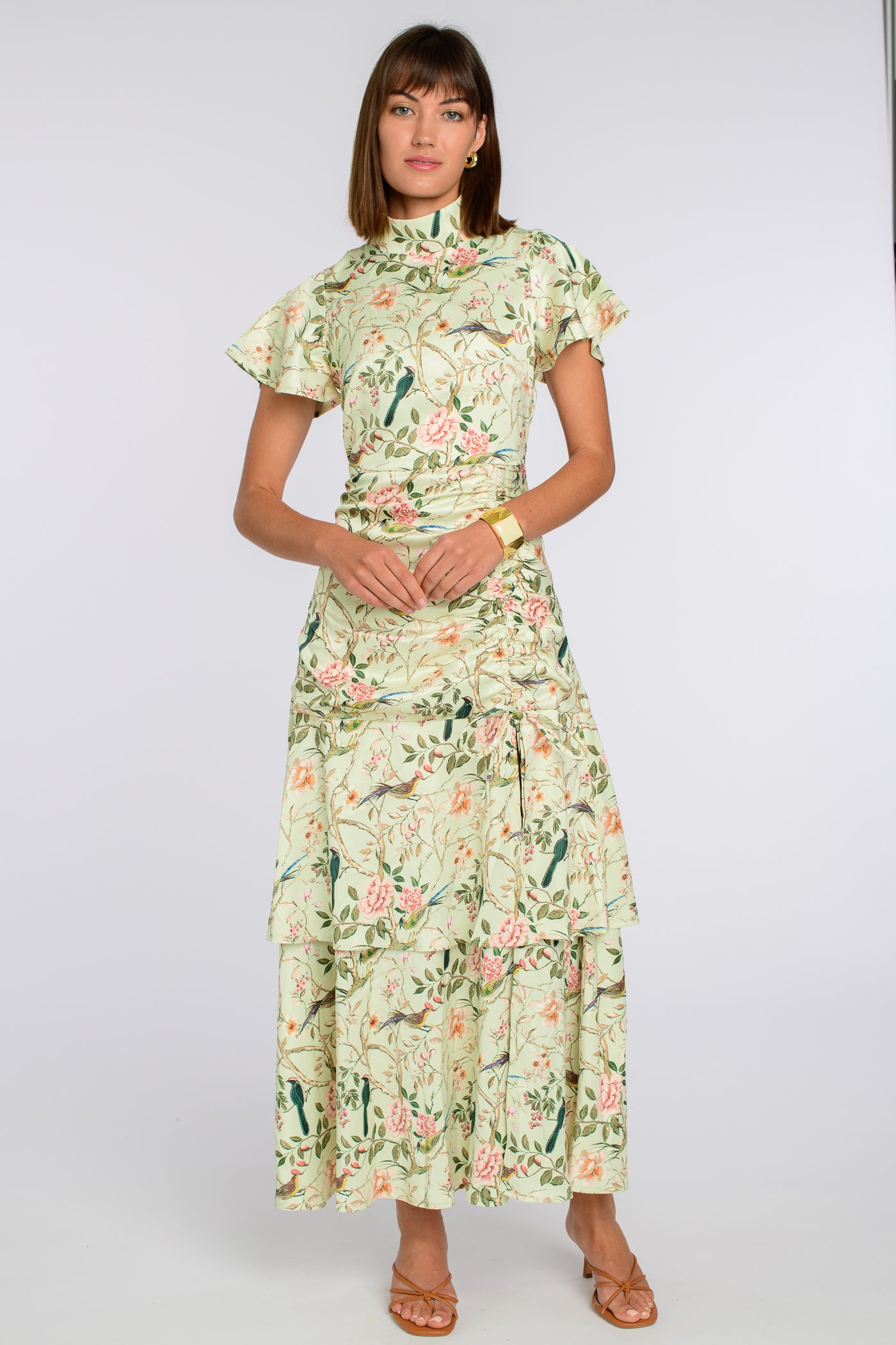 Mackenzie Dress in Chinoiserie Pear