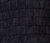 Black with Fringe Trim